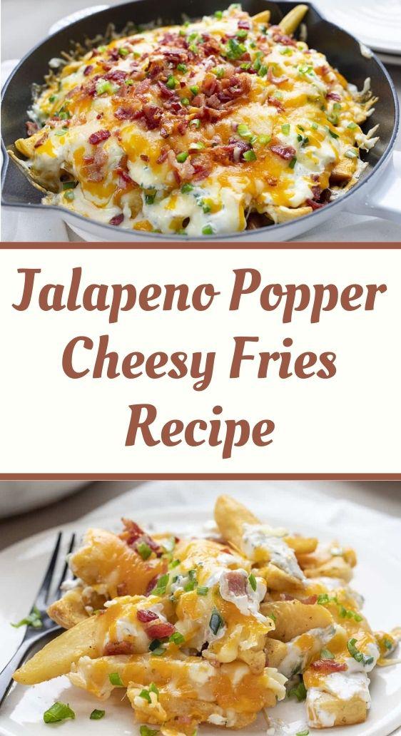 Jalapeno Popper Cheesy Fries Recipe