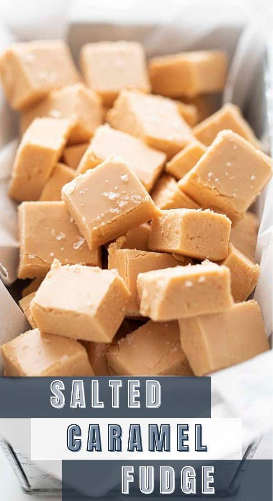 Super Easy Way to Make Salted Caramel Fudge