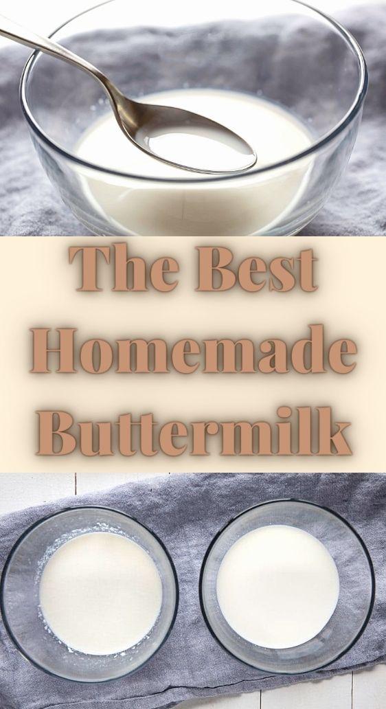 The Best Homemade Buttermilk