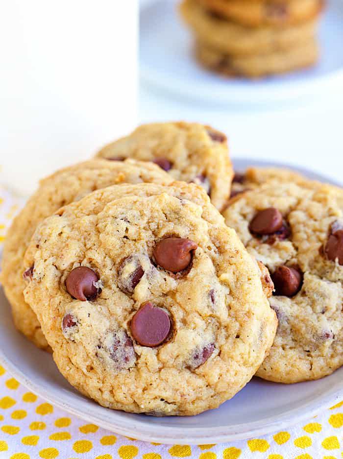 Soft and Chewy Banana Chocolate Chip Cookies