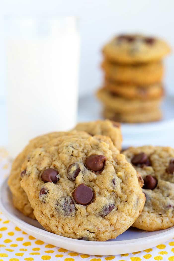 Soft and Chewy Banana Chocolate Chip Cookies