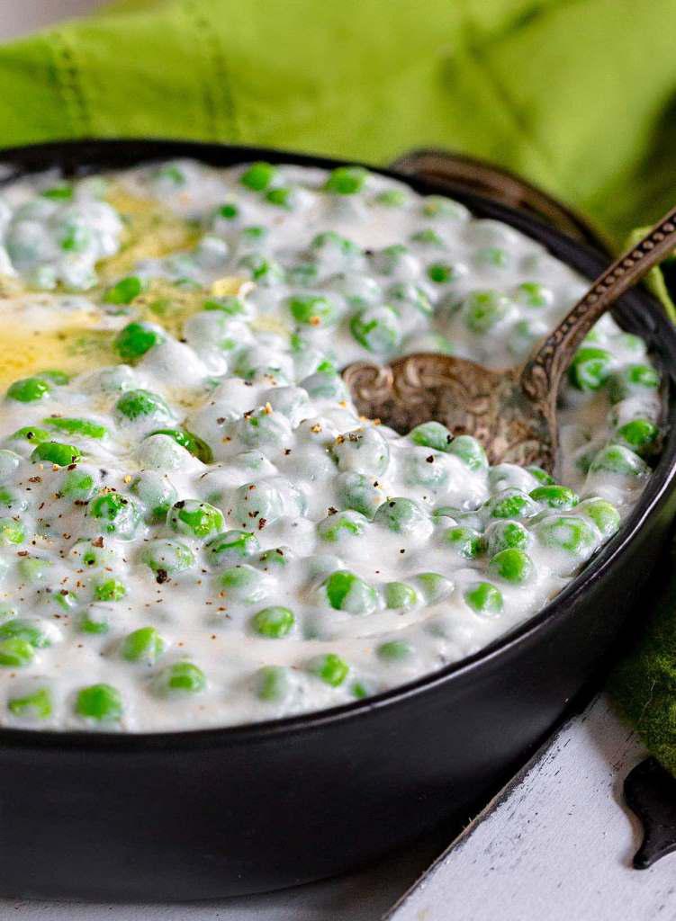 Simple and Comforting Creamed Peas