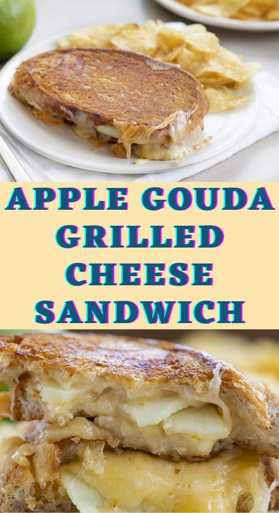 Apple Gouda Grilled Cheese Sandwich