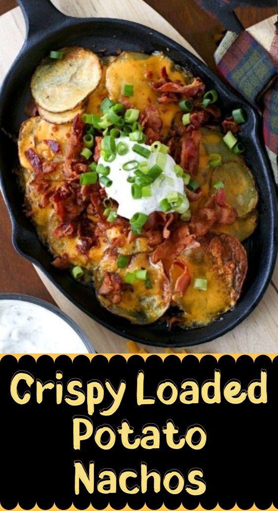Crispy Loaded Potato Nachos