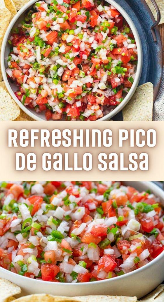 Refreshing Pico de Gallo Salsa