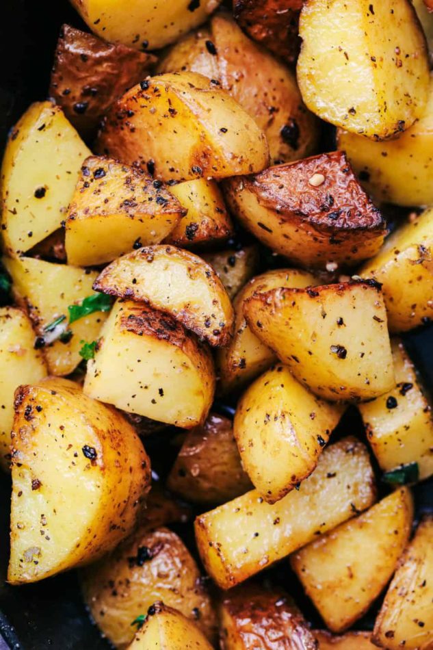 Skillet Herb Steak and Potatoes with Garlic Butter