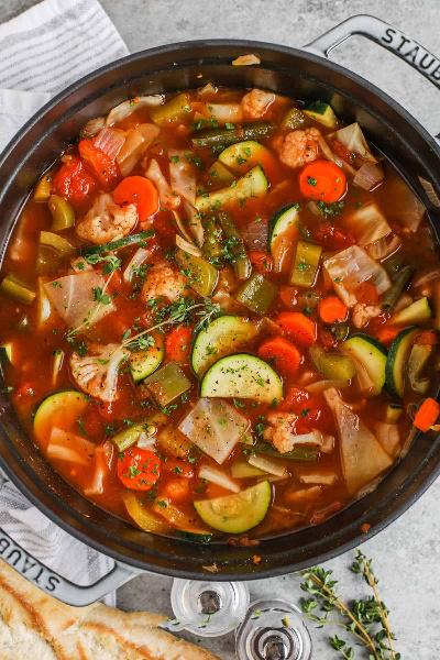 Delicious Weight Loss Vegetable Soup