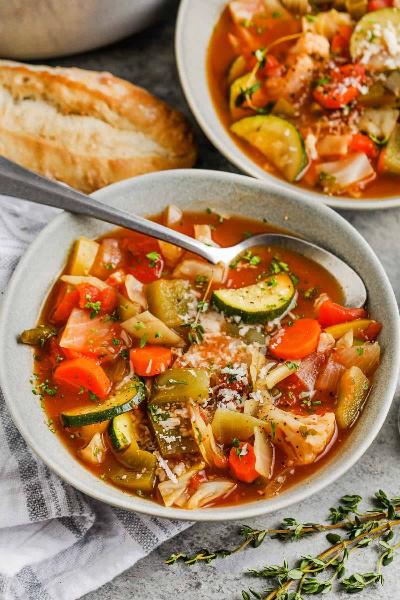 Delicious Weight Loss Vegetable Soup - TASTYDONE