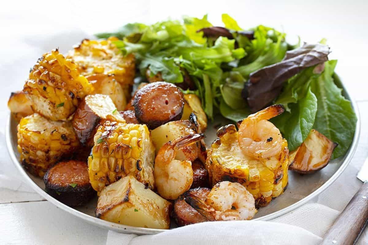 Amazing Cajun Shrimp and Sausage Kebabs Recipe