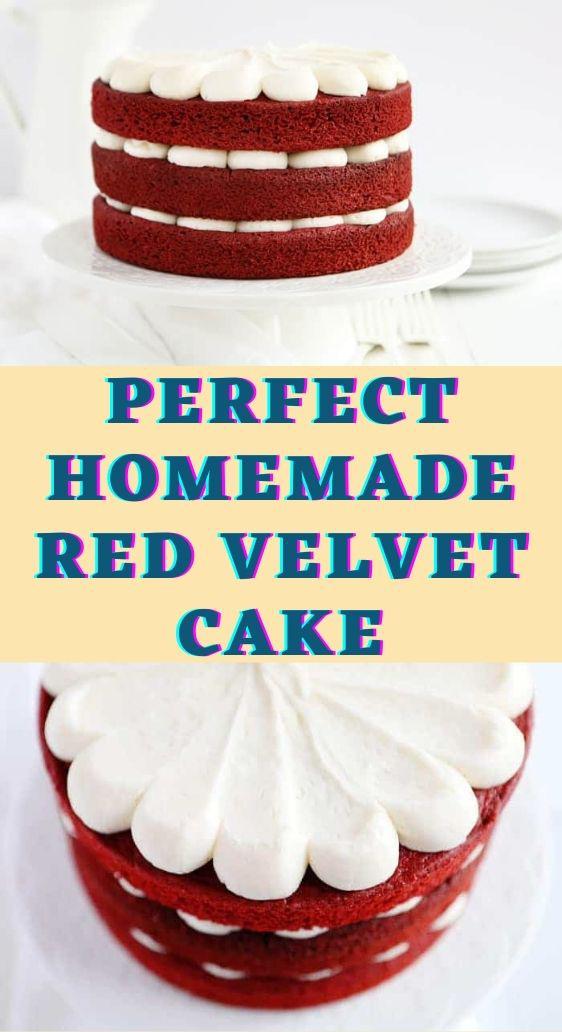 Perfect Homemade Red Velvet Cake