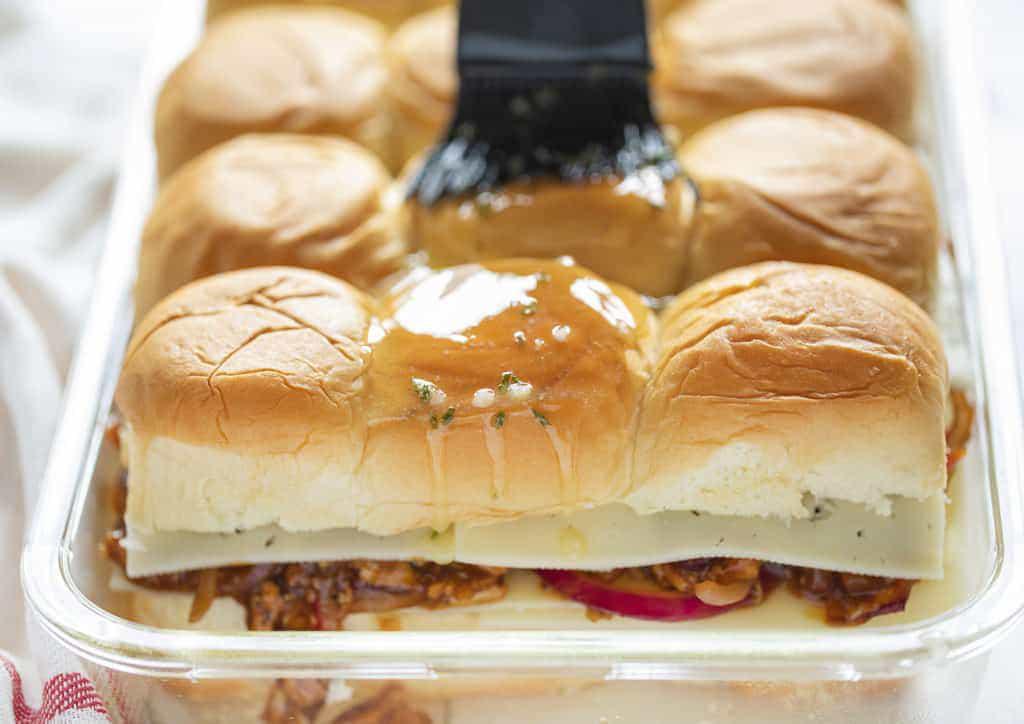 Perfect as Appetizer and a Meal BBQ Chicken Sliders