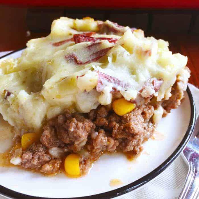 Mashed Potatoes and Country Meat Casserole Recipe