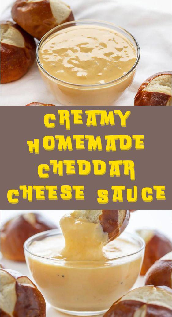 Creamy Homemade Cheddar Cheese Sauce