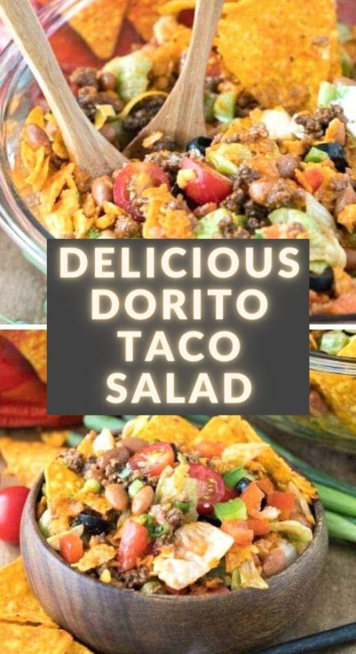 Delicious Dorito Taco Salad - TASTYDONE