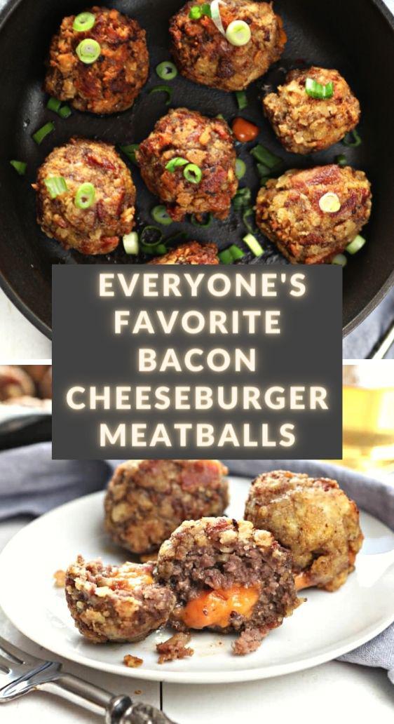 Everyone's Favorite Bacon Cheeseburger Meatballs