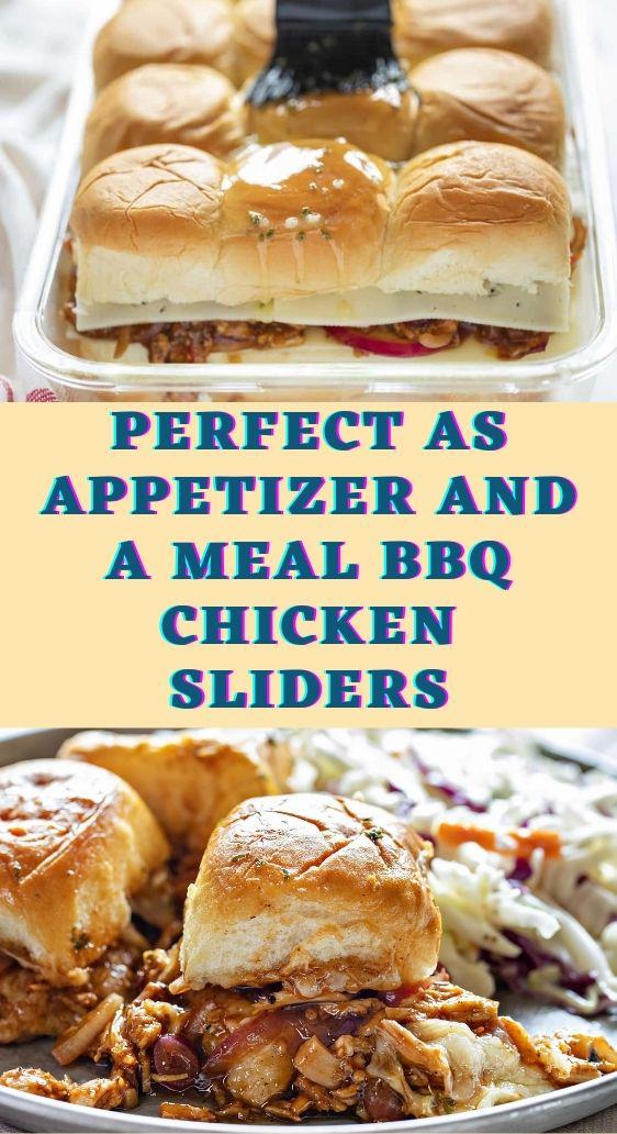 Perfect as Appetizer and a Meal BBQ Chicken Sliders