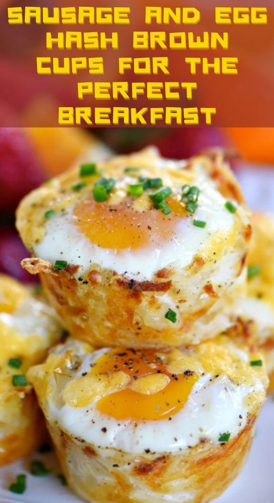 Sausage and Egg Hash Brown Cups for the Perfect Breakfast