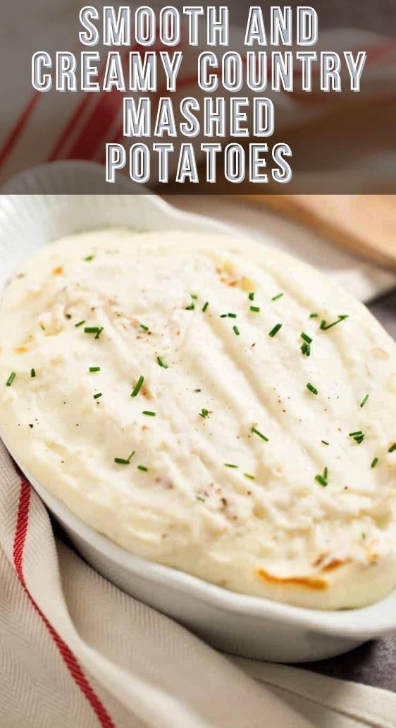 Smooth and Creamy Country Mashed Potatoes