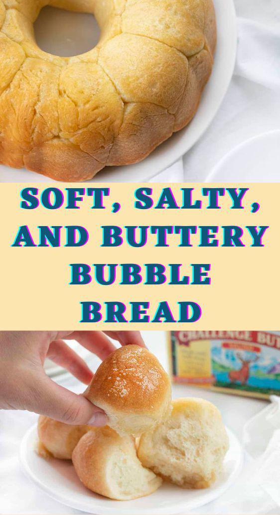 Soft, Salty, and Buttery Bubble Bread