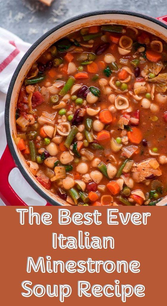 The Best Ever Italian Minestrone Soup Recipe