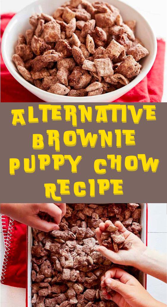 Alternative Brownie Puppy Chow Recipe