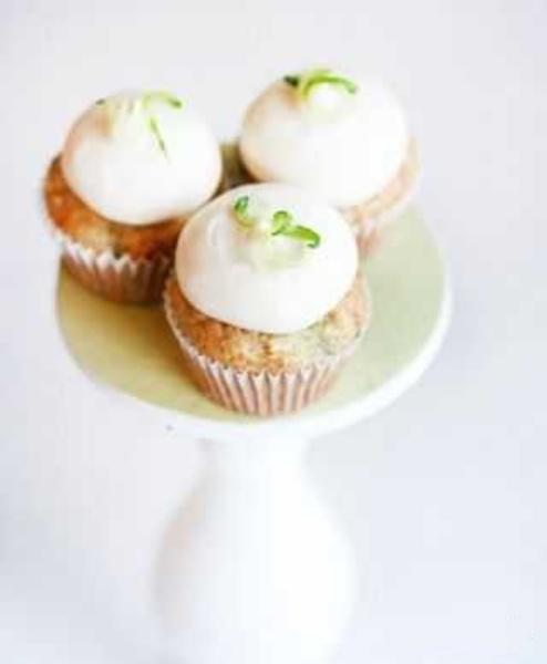 Zucchini Cupcakes with Homemade Cream Cheese Frosting