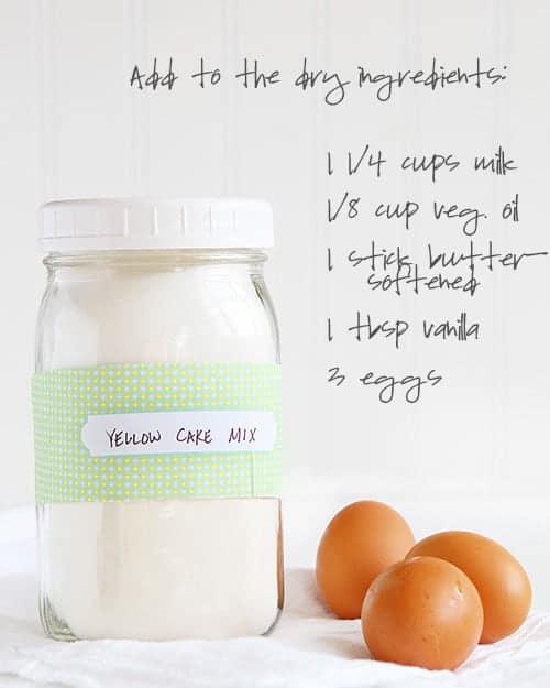 Easy Homemade Yellow Cake Mix Recipe