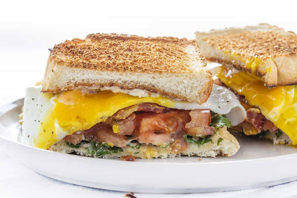 Hearty Fried Egg BLT Sandwich