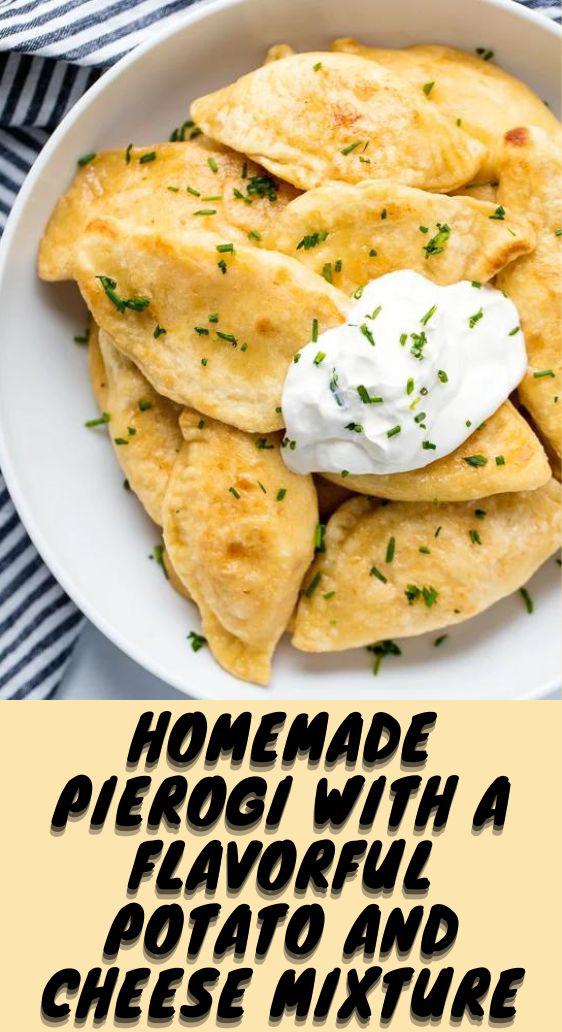 Homemade Pierogi with a Flavorful Potato and Cheese Mixture