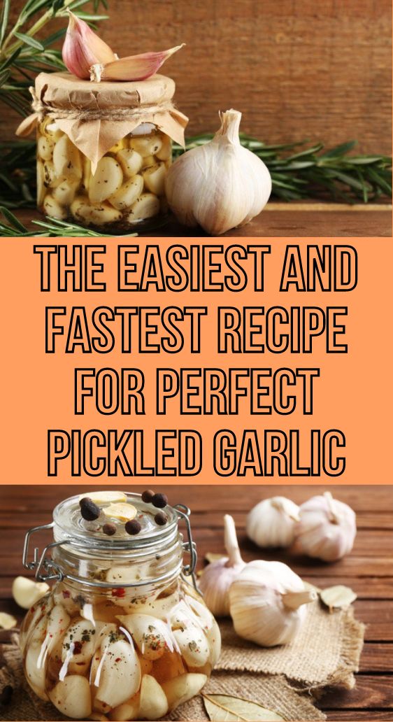 The easiest and fastest recipe for perfect pickled garlic