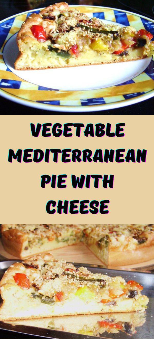 Vegetable Mediterranean pie with cheese