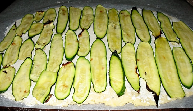 Potato Rolls with Grilled Zucchini
