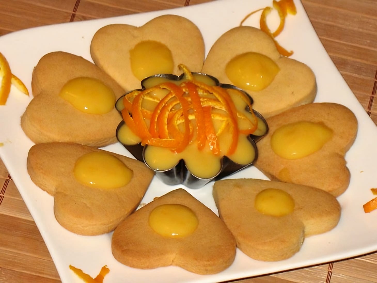 Orange Cream Shortbread Cookies
