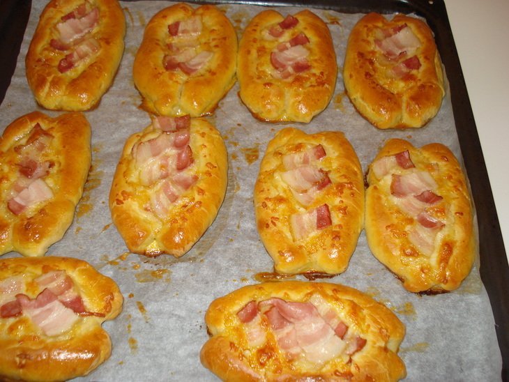 Pennerli with Cheese and Bacon