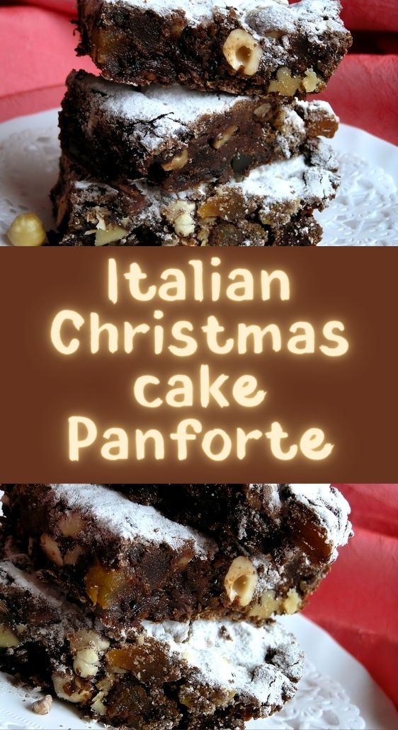 Italian Christmas cake Panforte