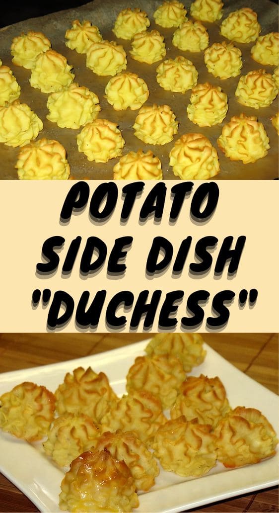 Potato side dish "Duchess"