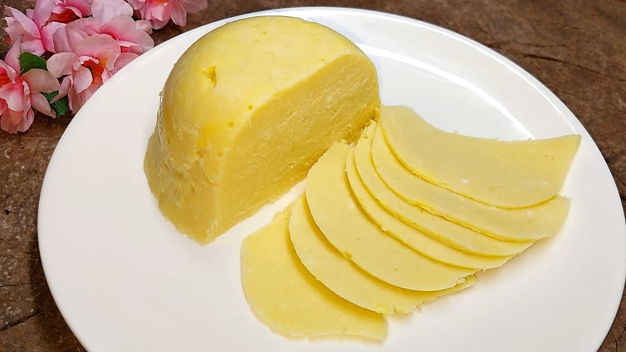 Homemade Hard Cheese from Cottage Cheese and Milk