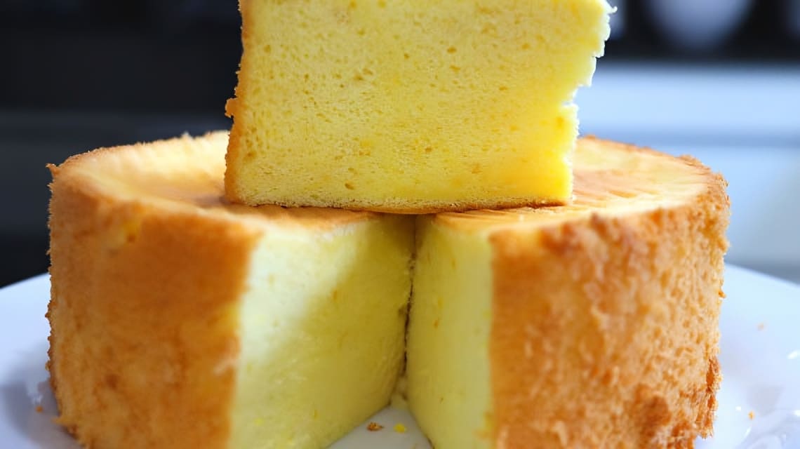 The Fluffiest Homemade Chiffon Cake Recipe