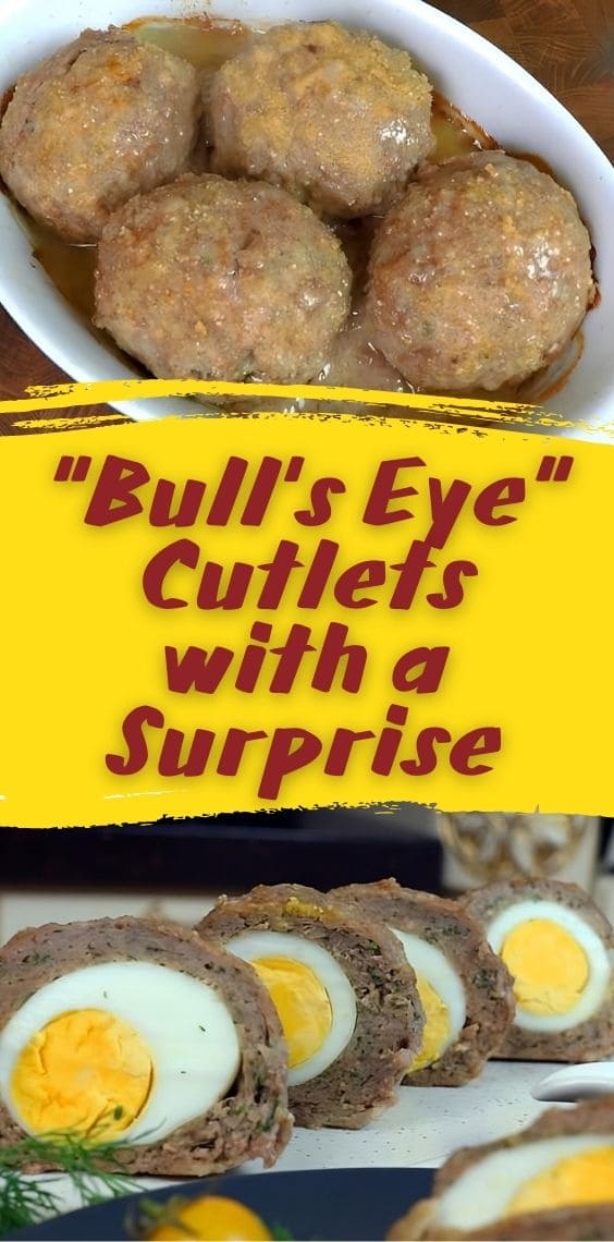 "Bull's Eye" Cutlets with a Surprise