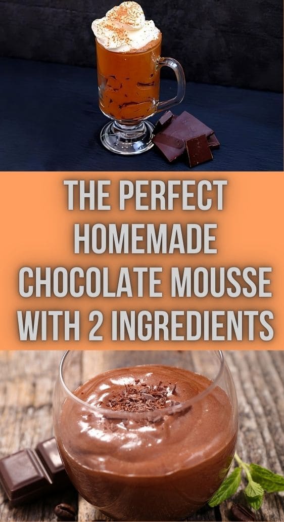 The Perfect Homemade Chocolate Mousse with 2 Ingredients