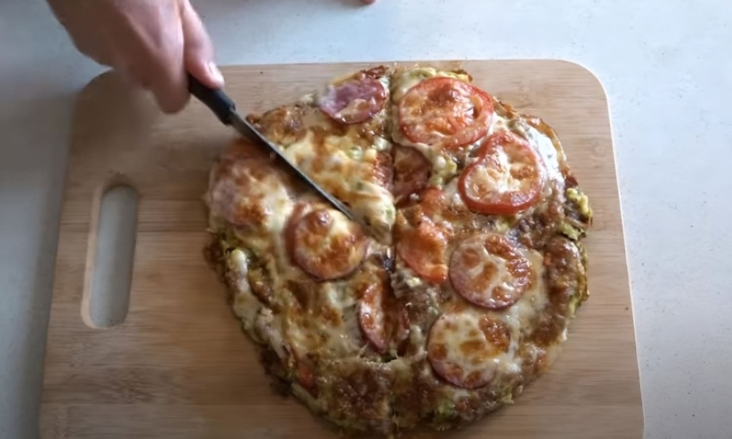 Unusual pizza - skillet casserole