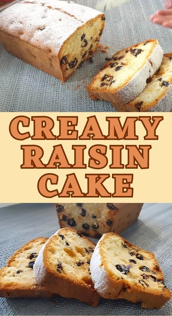 Creamy Raisin Cake