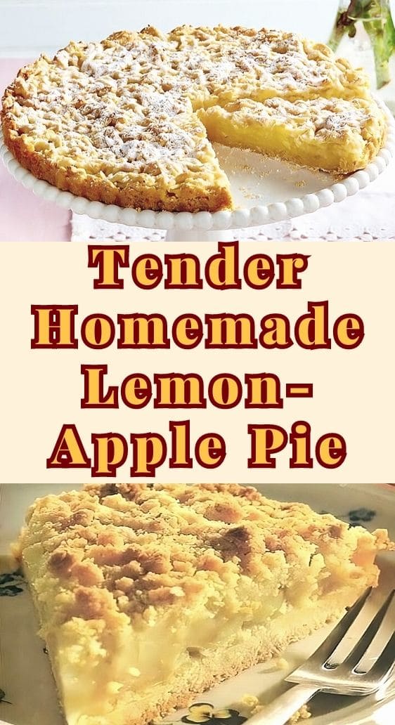 Tender Homemade Lemon-Apple Pie