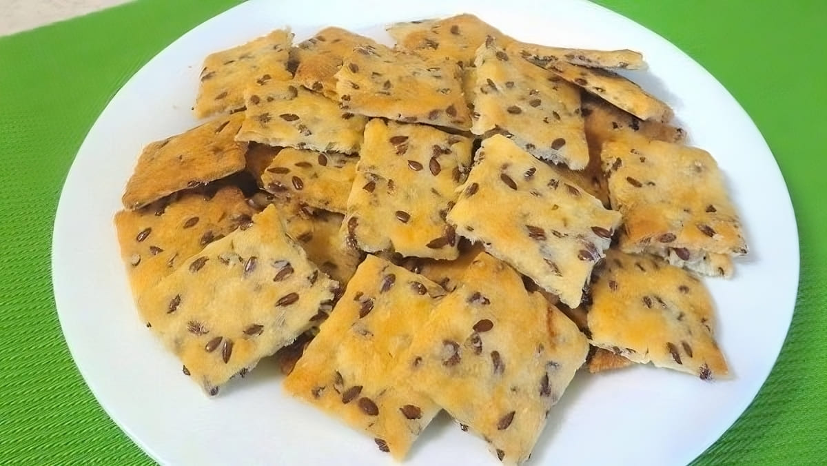The Most Nutritious and Crunchy Flaxseed Galette Cookies