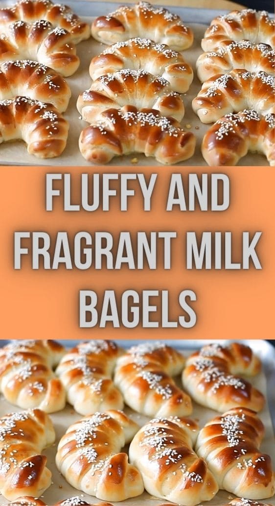 Fluffy and Fragrant Milk Bagels