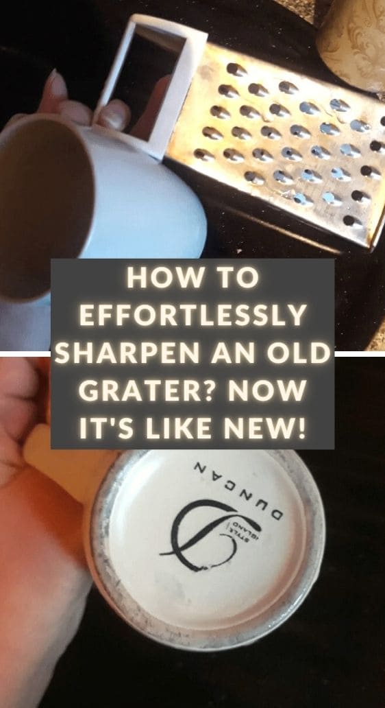 How to Effortlessly Sharpen an Old Grater? Now it's Like New!