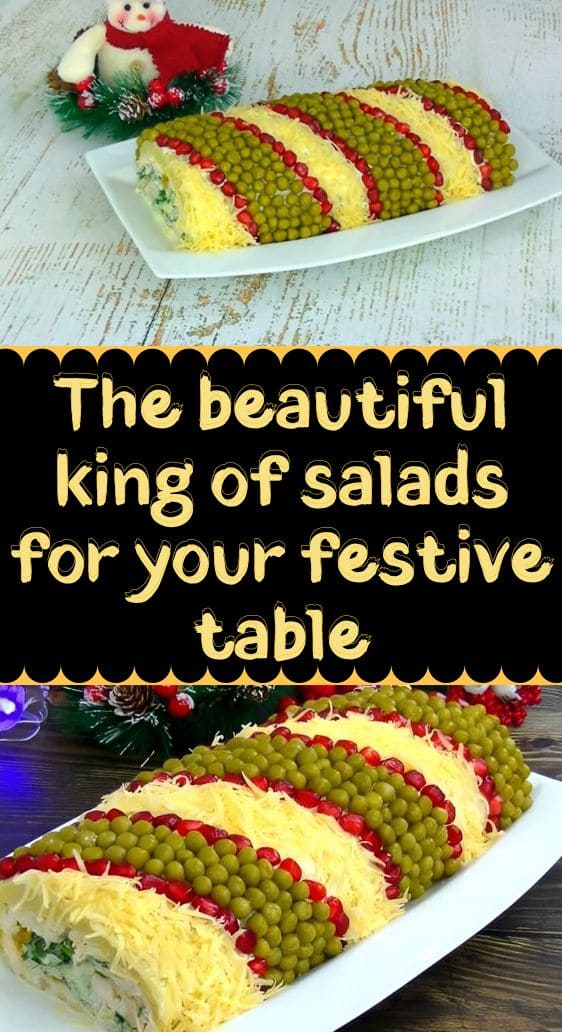 The beautiful king of salads for your festive table