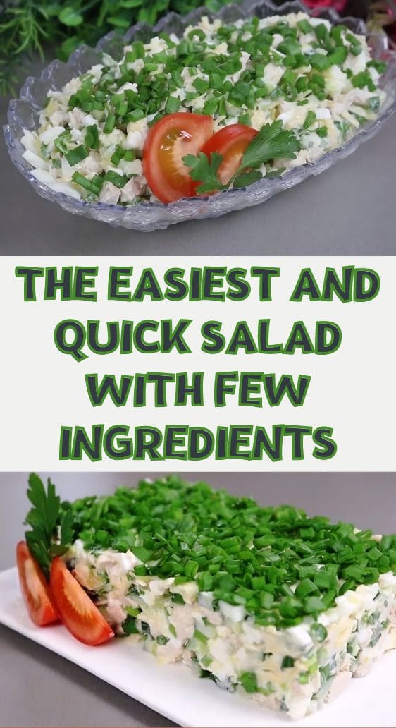 The Easiest and Quick Salad with Few Ingredients