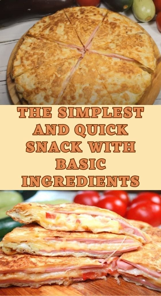 The Simplest and Quick Snack with Basic Ingredients