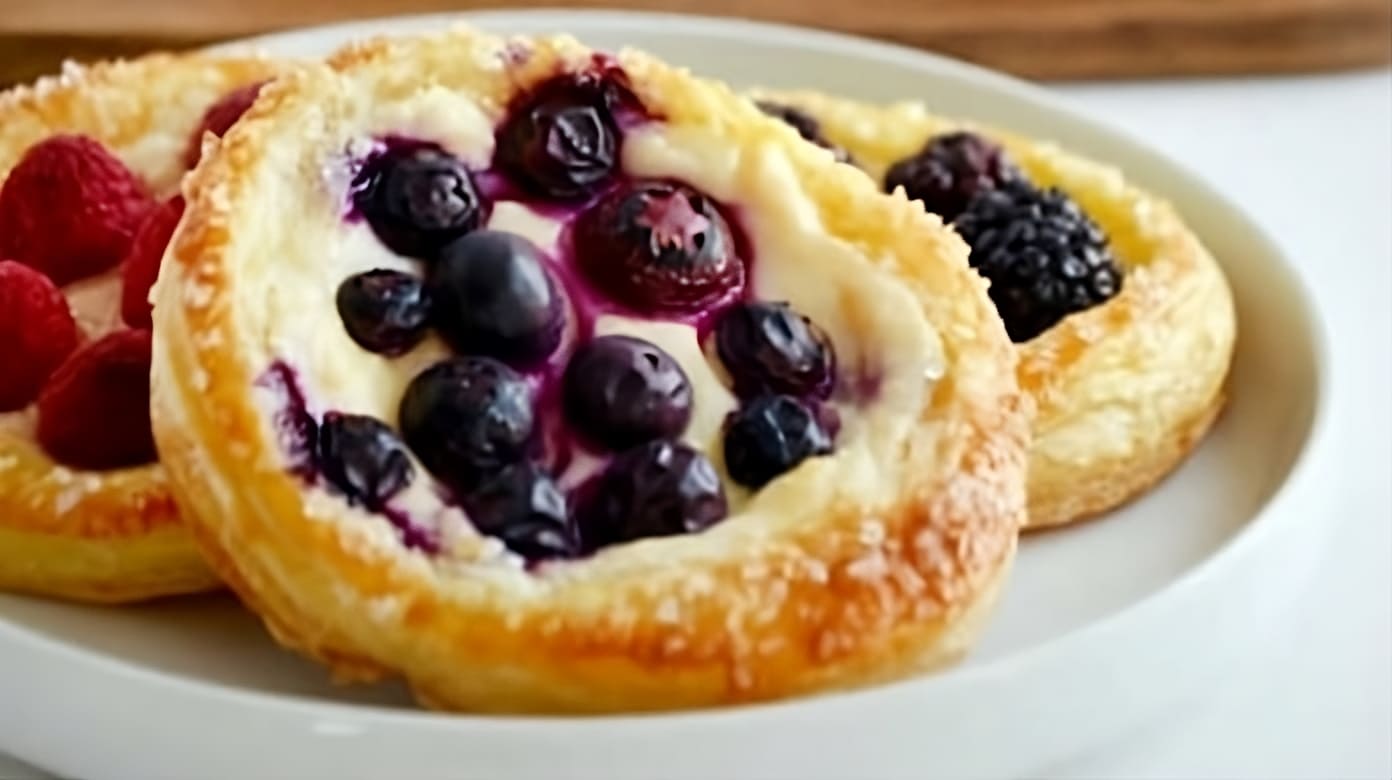 Pastry Tartlets with Cottage Cheese and Berries: Delicious and Simple Baking!